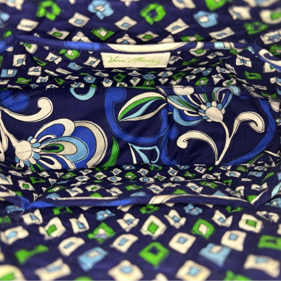 Vera Bradley Floral Blue Tote Bag - Picture 15 of 16